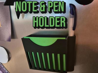 Note & Pen Holder / Notizhalter Stifthalter
