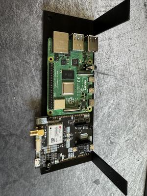 OpenMower Mowgli RaspberryPi + simpleRTK2B mount