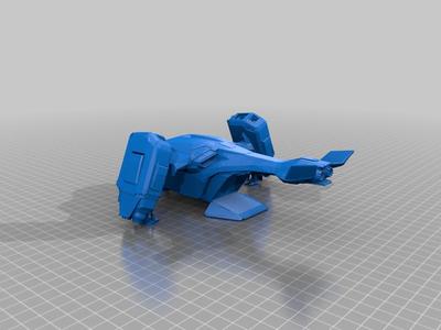Helldivers 2 Pelican-1 evac ship