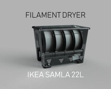 Filament Dryer Ikea Samla 22L (4 spools)