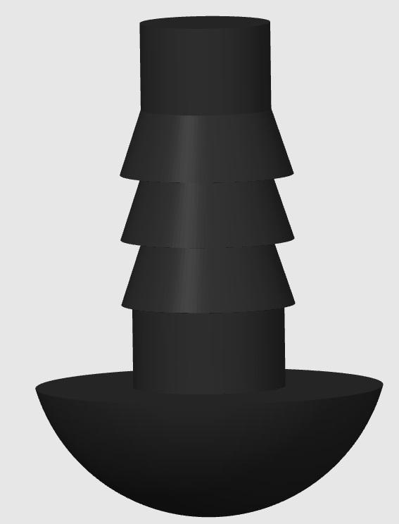 Safety eyes with retention ring (head 8mm and rod as one piece)