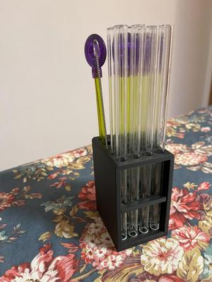 Reusable straw Holder / Pen Holder