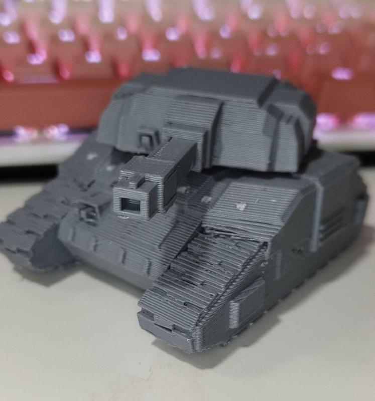 Annihilator Tank with movable turret from Helldivers2