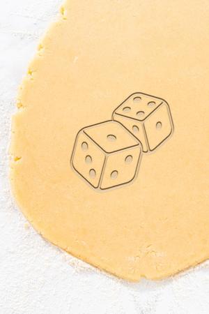 Dice Cookie Cutter, Biscuit Cutter