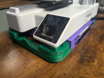 A1 Mini Hula System stand with build plate holder