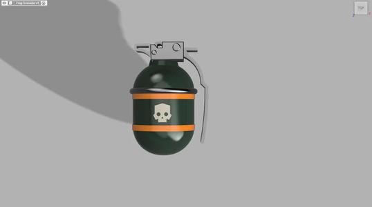 Helldivers Frag Grenade