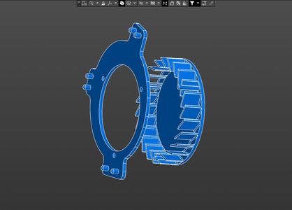 CREALITY K1/K1C fan cover