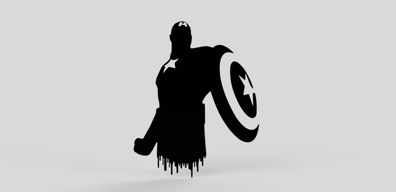 Captain America Wall Art