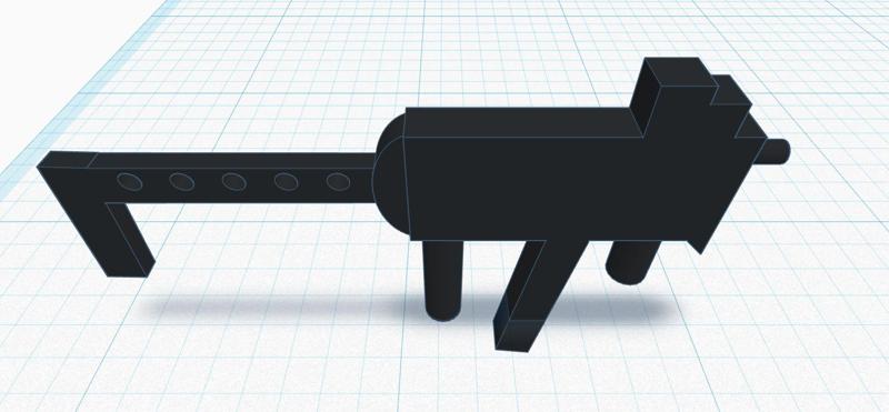 Low Poly FGC9 13 (LEGO GUN) for PYRO The Whiner !!!