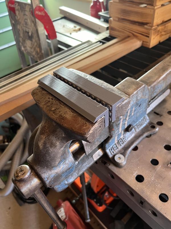 Schonbacken Schraubstock 125mm magnetisch