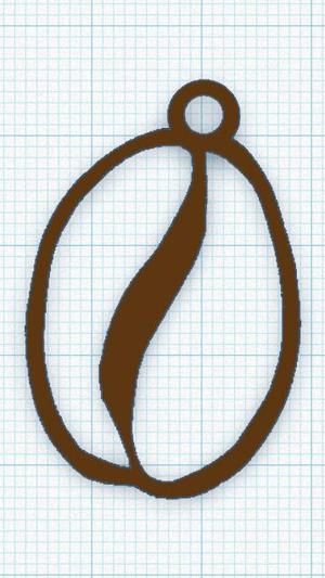 Coffee Bean.stl