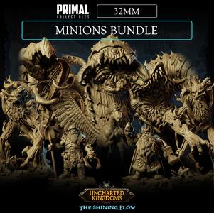 8 miniatures - 32mm - Classic The Shining Flow game Enemies/minions Bundle - Uncharted Kingdom
