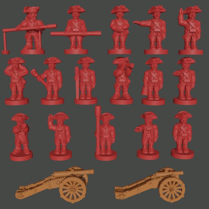 6-15mm Russian SYW Artillery & Crew (SYW-RU-2)