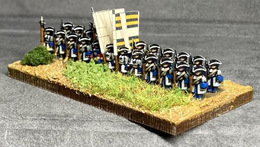 6mm XVIII INFANTRY TRICORN  order arms 