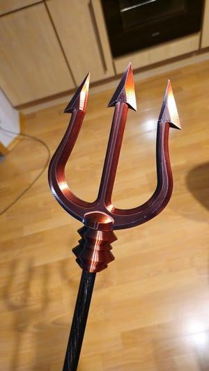 Trident or devil pitchfork