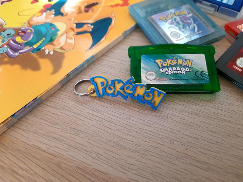 Pokémon Logo Keychain