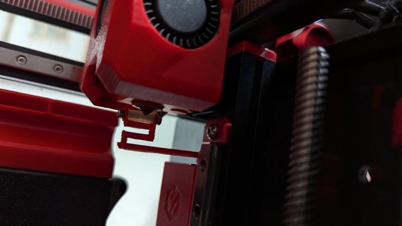 Voron 0.2 PTFE tube nozzle wiper