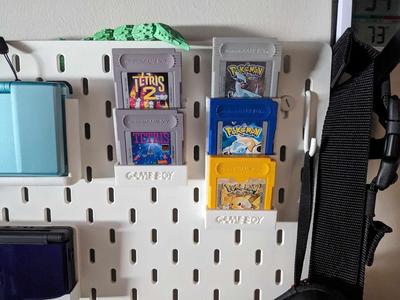 Gameboy Game Stand for IKEA Skadis