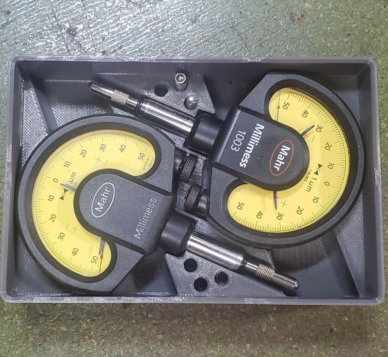 gridfinity bin for 2 MilliMess indicators