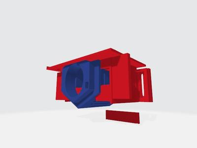 Ender 3v2 Tělo HotEndu
