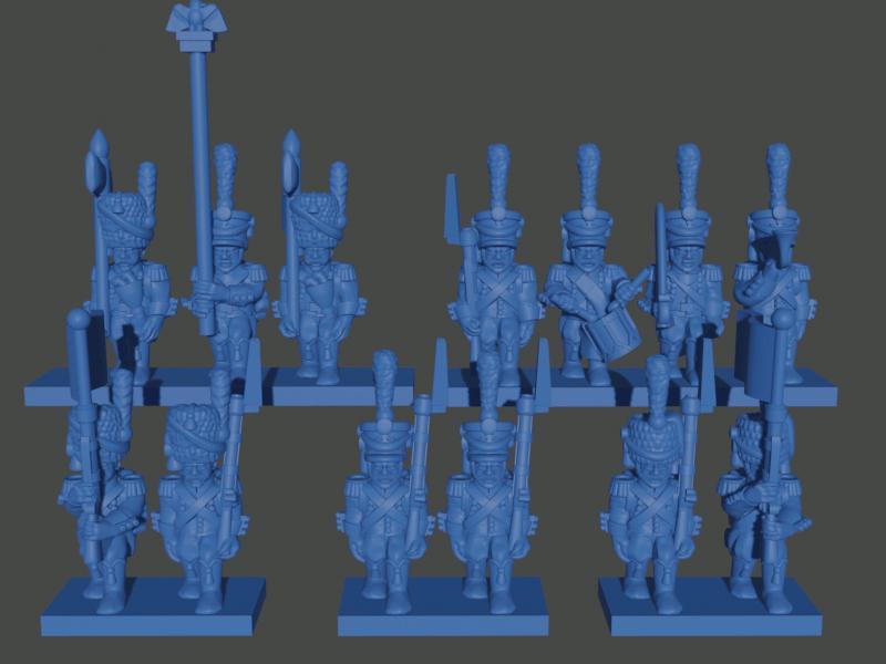 6-15mm French Light Battalion (1808-12) NAP-FR-7