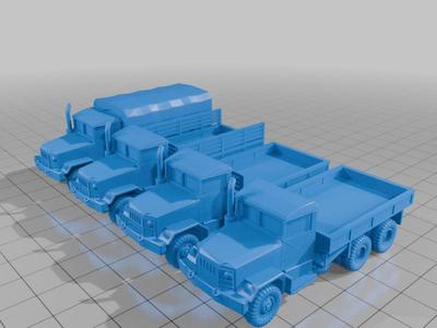 1/100 M35 2½-ton 6×6 cargo truck