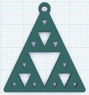 Triangle Statement Earring 1.stl