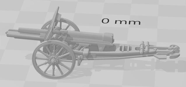 Schneider 105 mle 1913 (Limbered and Motorised)