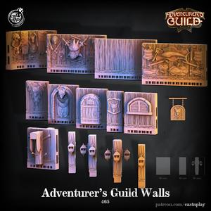 Adventurer's Guild Walls (Pre-Supported)