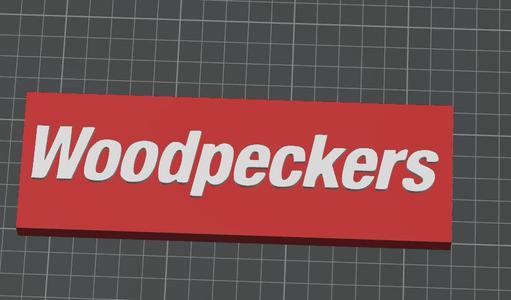 Woodpecker sign