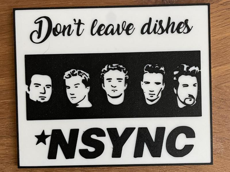 Funny Kitchen Sign / Wall Art / Decor / NSYNC