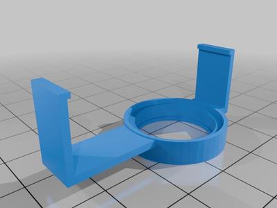 TOOLTOP t7 horizontal Lensholder for Macroview (for 18mm lens size!) 