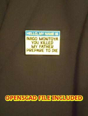 Pinless (Magnetic) Name Tag