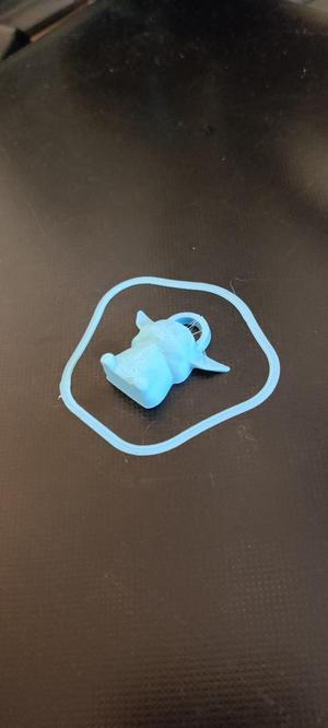 Baby Yoda Ding Ding Keychain