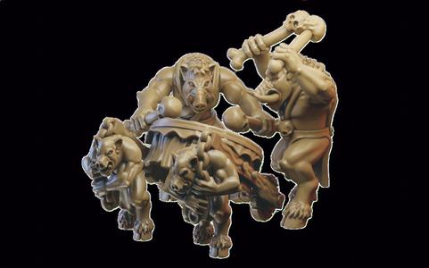 Boarc War Drum Miniatures (32mm, modular)