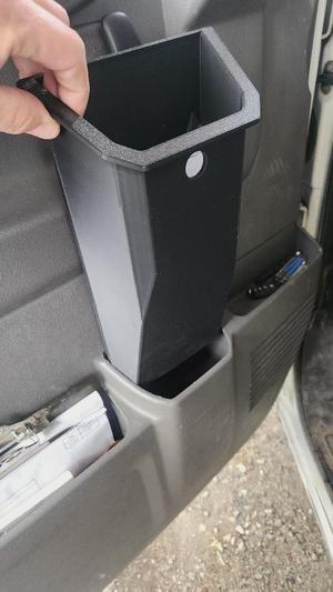 Chevy Express garbage can