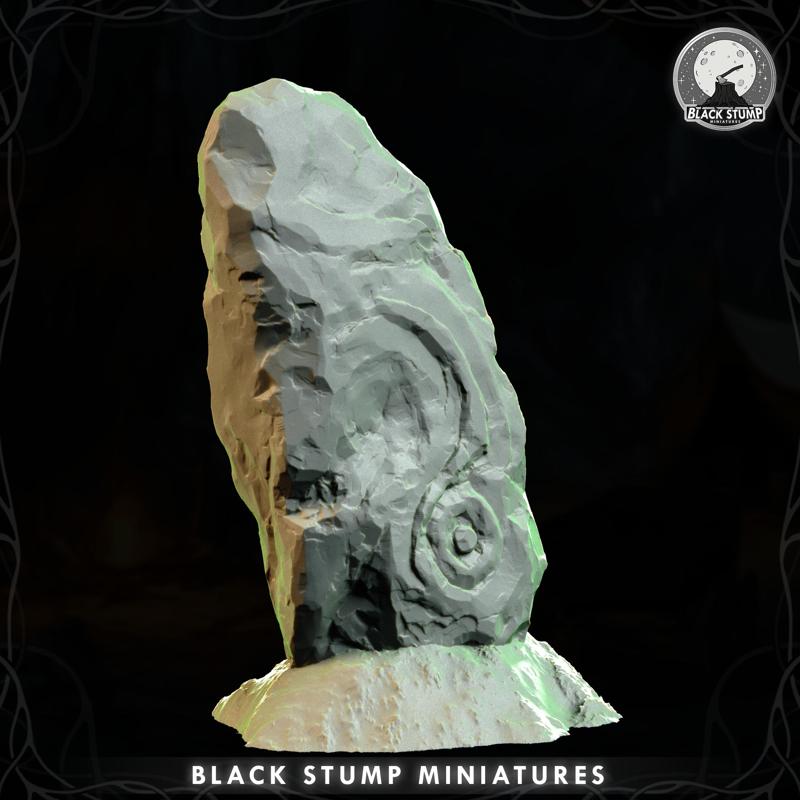 Bog Megalith B, scatter environment