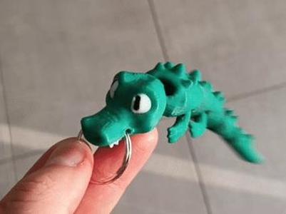 Crocodile Flexi Keychain 🐊