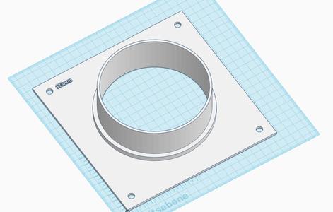 Schlauchanschluss 125mm Fenster / Grow