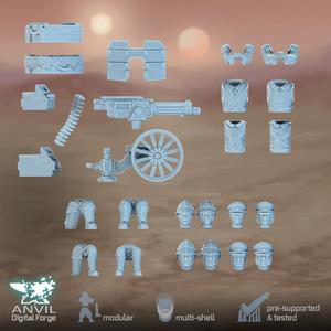 British Space Force - Modular Heavy Weapon Pack + Bonus Bits!