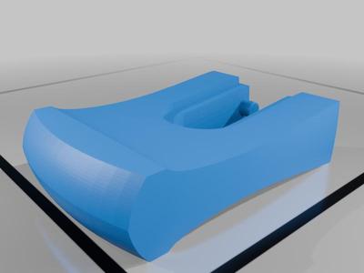 Air right food storage container handle