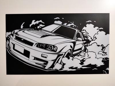 Nissan Skyline GT-R Wall Art