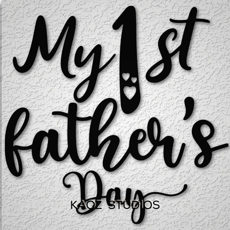 my 1st fathers day wall art new dad wall decor sign