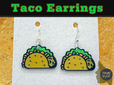 Taco Earrings