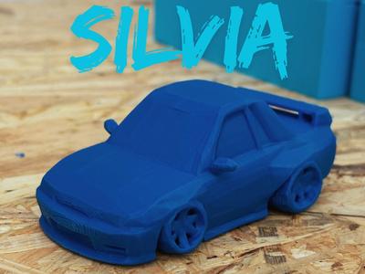 Tooned Nissan Silvia Low Poly