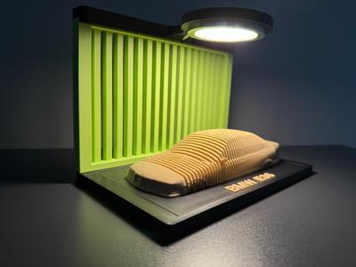 BMW 3 Series E36 - Layered Car Sculpture