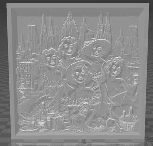 Cantus Fortitudinis Xadamai's album cover litophane