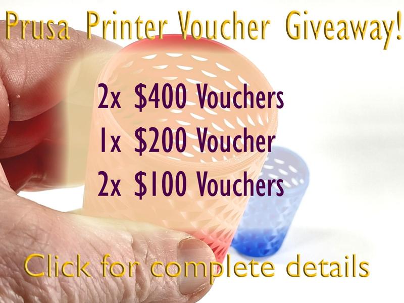 Prusa Printer Voucher Giveaway!