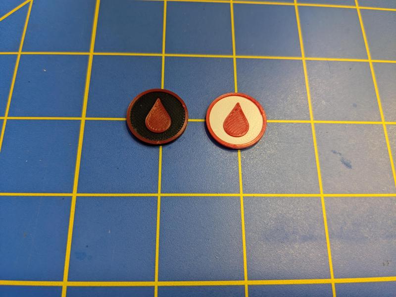 OPR Double-Sided Wound Token