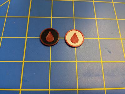 OPR Double-Sided Wound Token